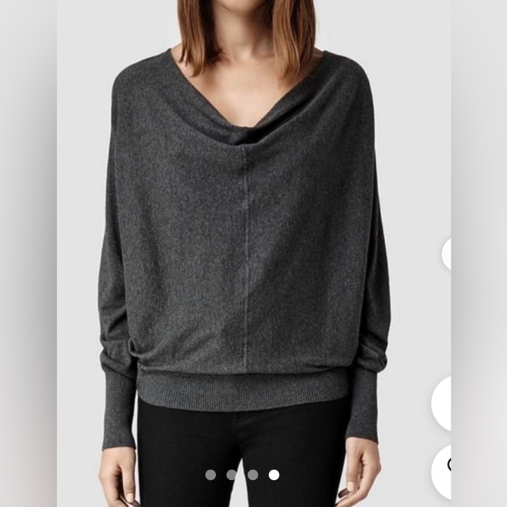 All Saints Elgar Cowl Neck Sweater